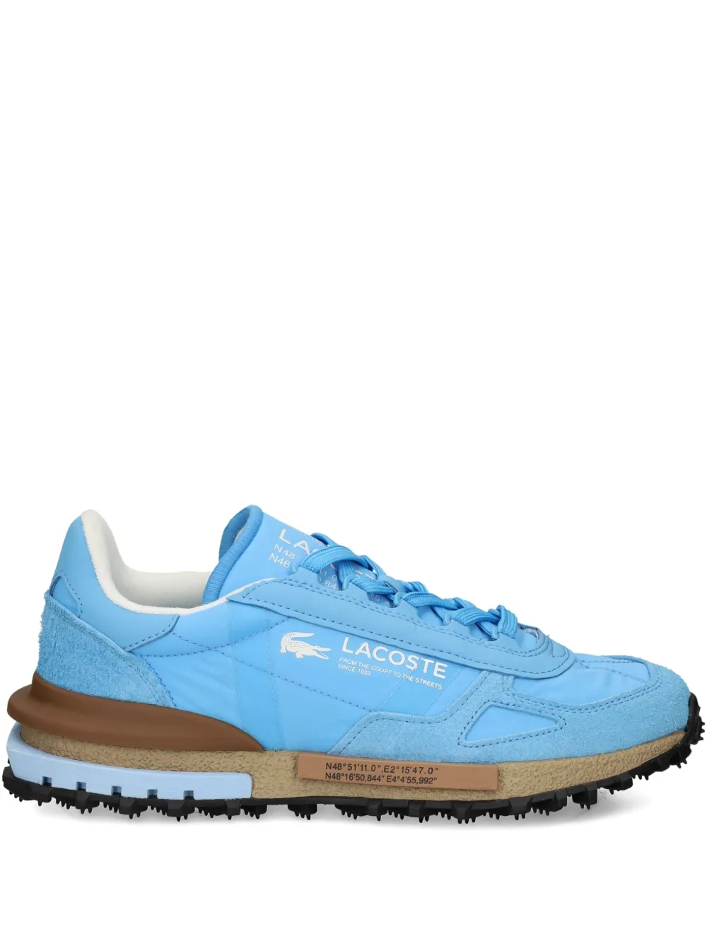 Lacoste Elite Active suede leather sneakers Blue