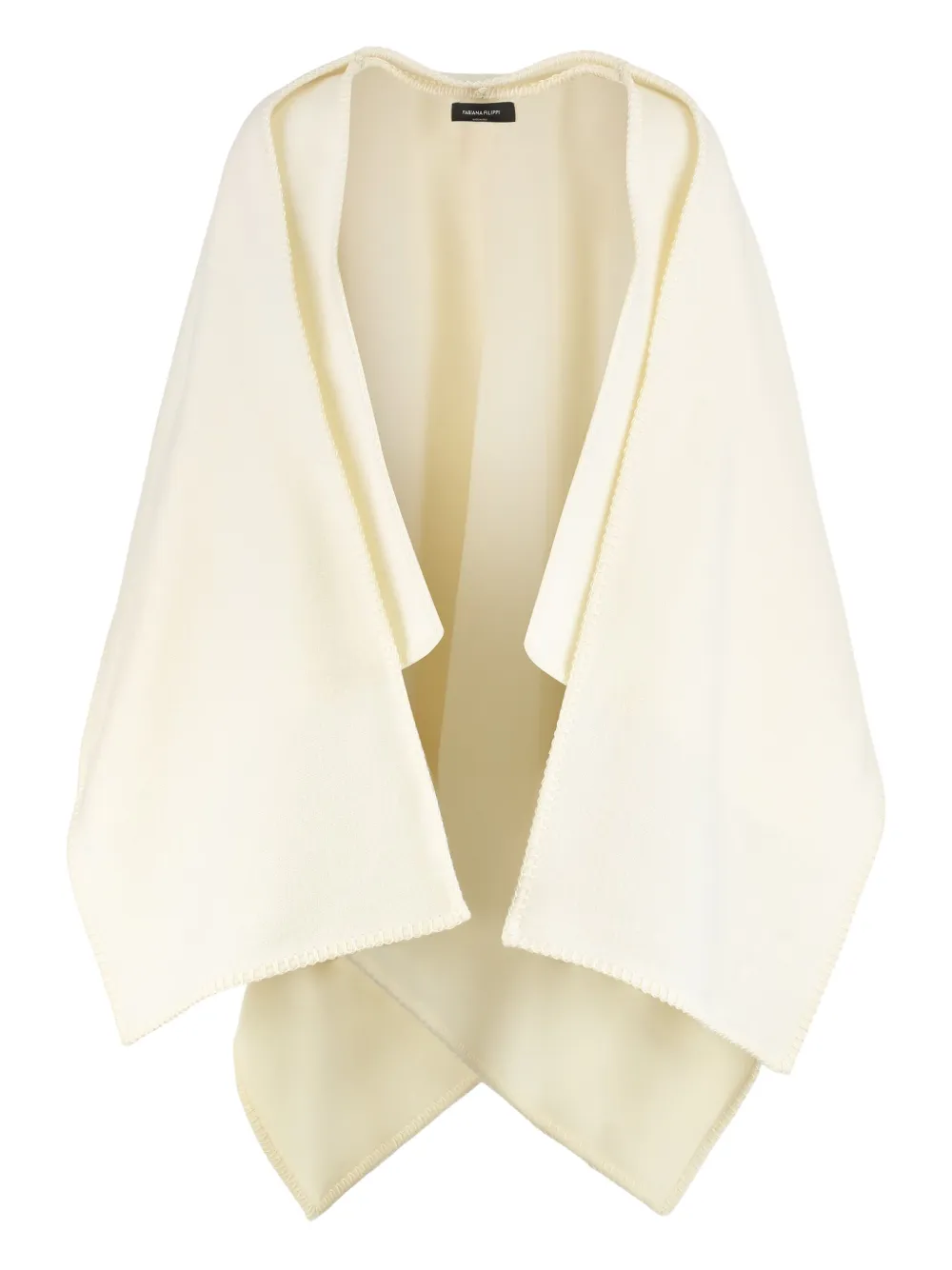 Fabiana Filippi wool cape | Neutrals | Image 1