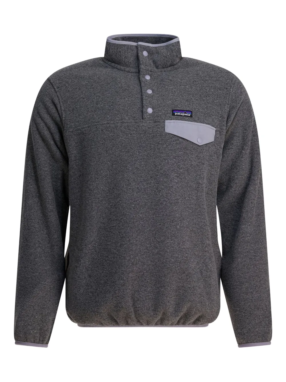 Patagonia snap-button fleece jacket | Grey | Image 1