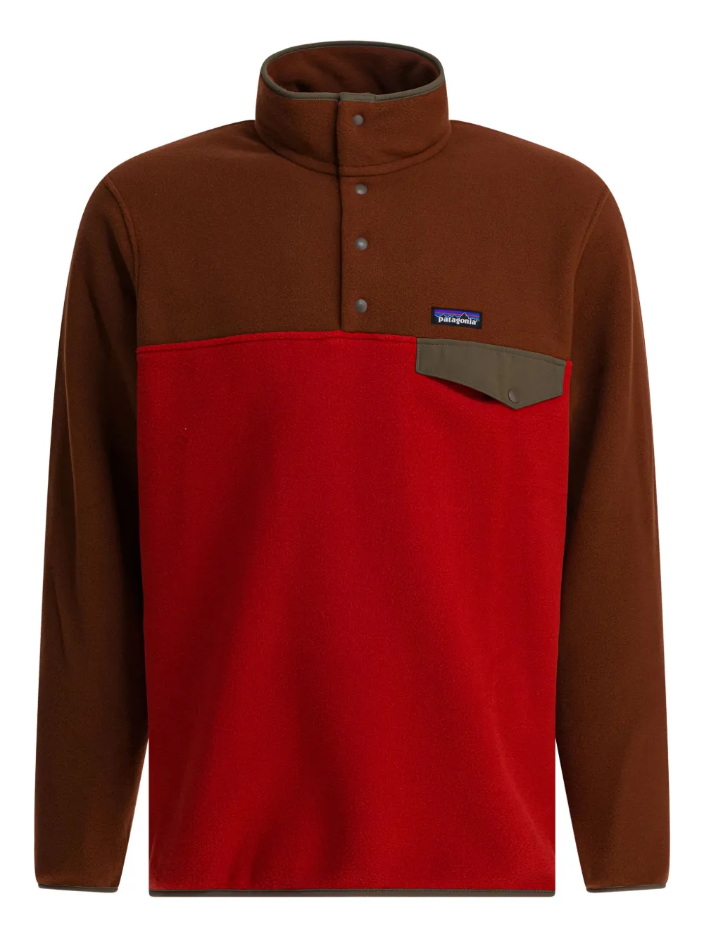Patagonia Felpa con abbottonatura automatica | rosso | Image 1