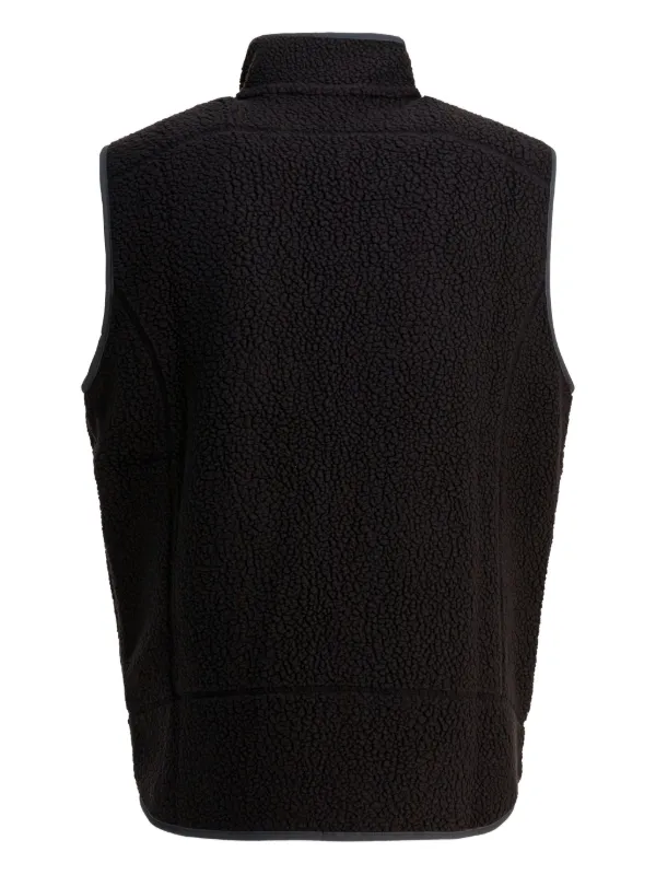 Patagonia zip-front Fleece Gilet | Black | FARFETCH