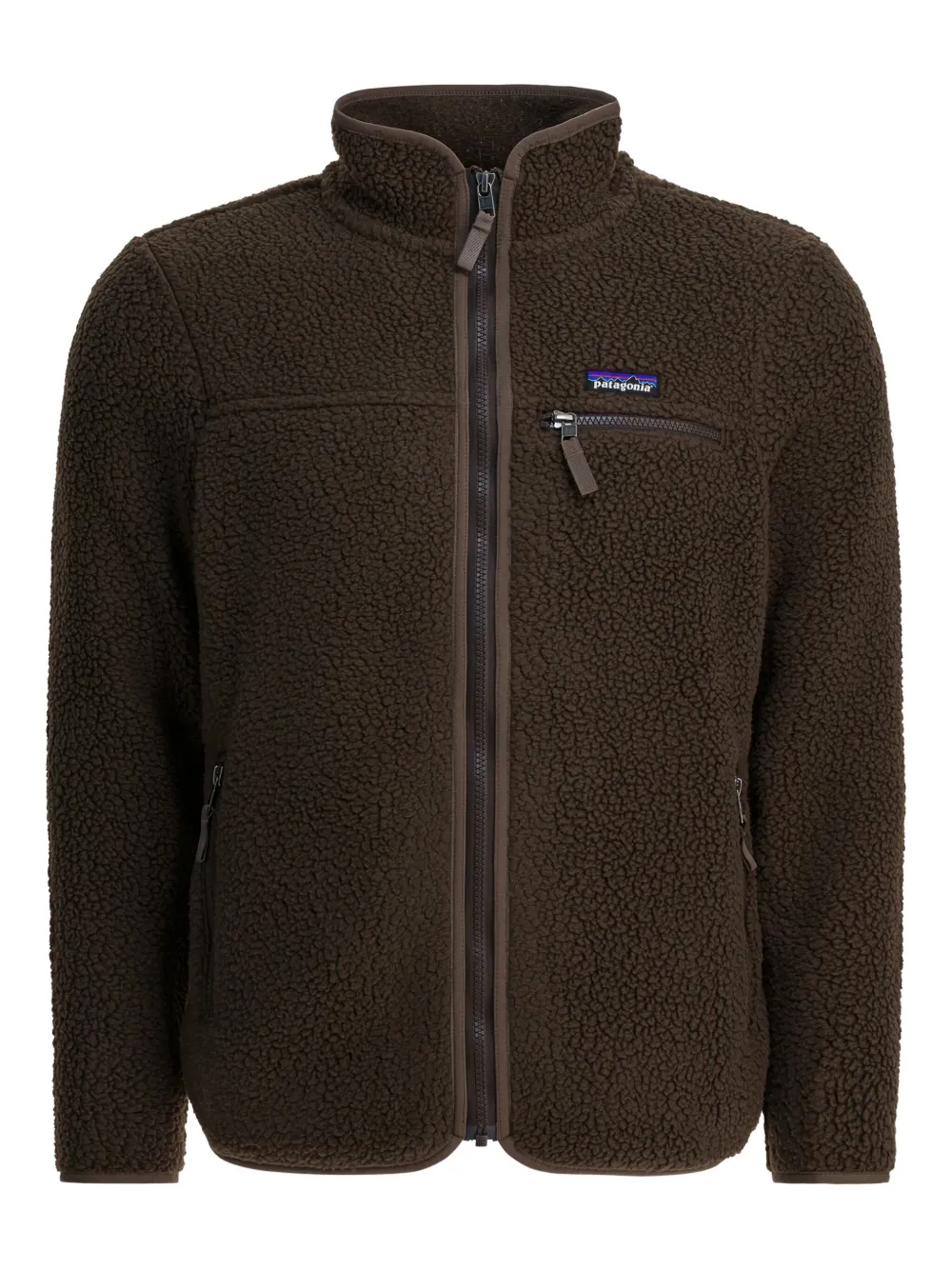 Patagonia Retro Pile Fleece Jacket In Brown