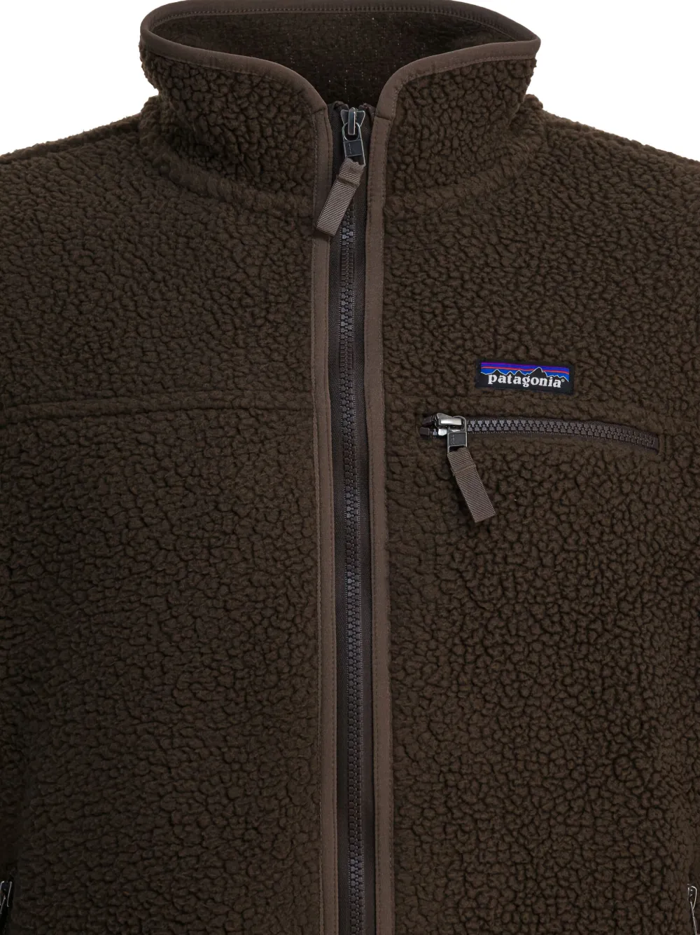 Patagonia Retro Pile Fleece Jacket In Brown