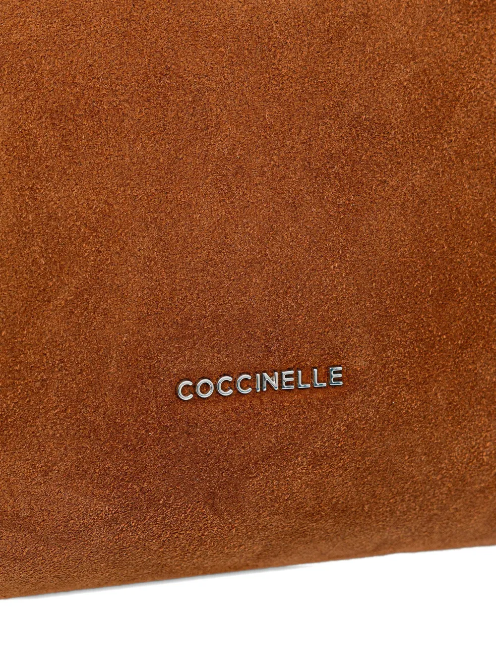 Coccinelle Medium Boheme suède shopper met handvat Bruin