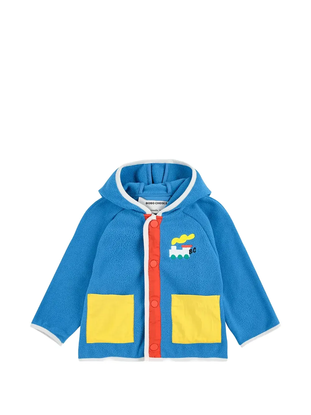 Bobo Choses hooded pocket jacket - Blu