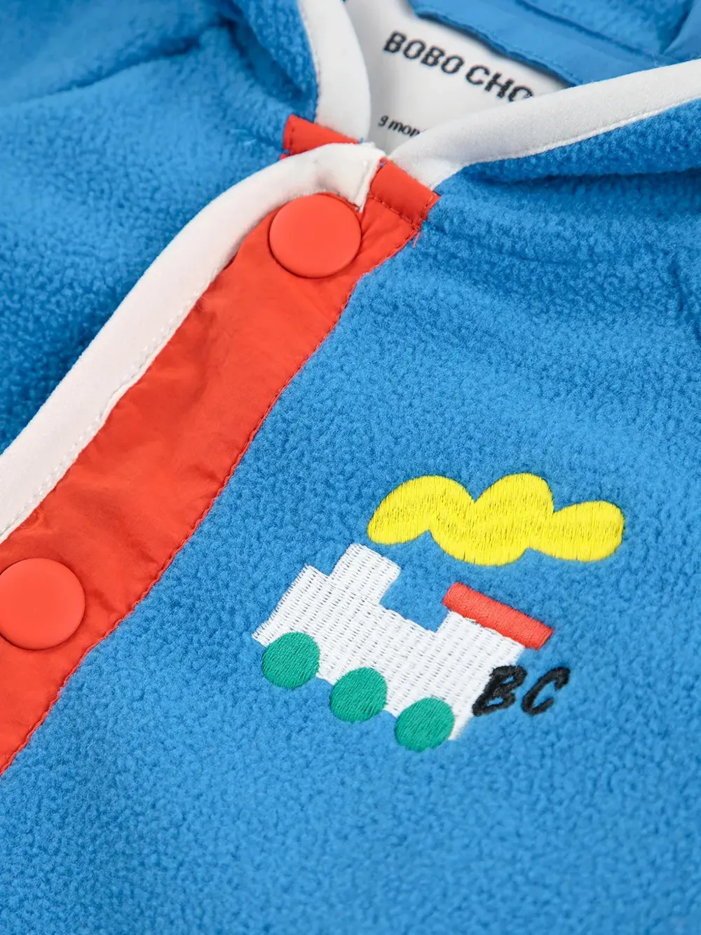  Bobo Choses Hooded Pocket Jacket - Blue 
