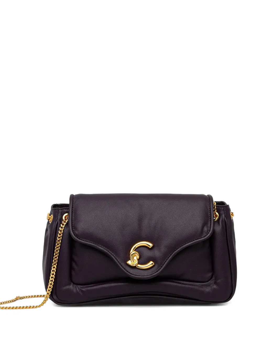 Coccinelle chain-strap flap-top satchel bag - Viola