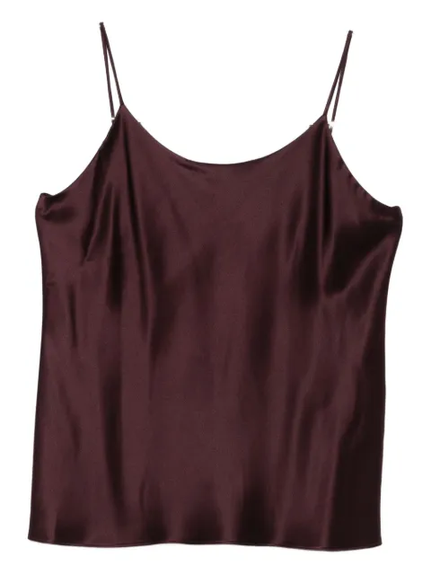 Max Mara top de seda con tirantes finos