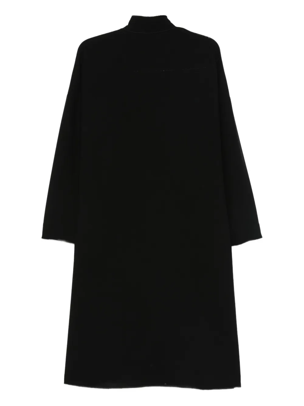 Stephan Janson high-neck split-hem dress - Zwart