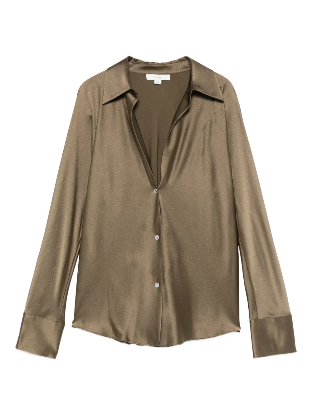 Vince silk shirt | Brown | Image 1