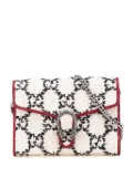 Gucci Pre-Owned 2016-2025 GG Tweed Dionysus Wallet on Chain crossbody bag - White