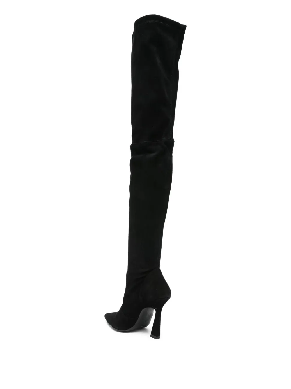 Stuart Weitzman Suède laarzen Zwart