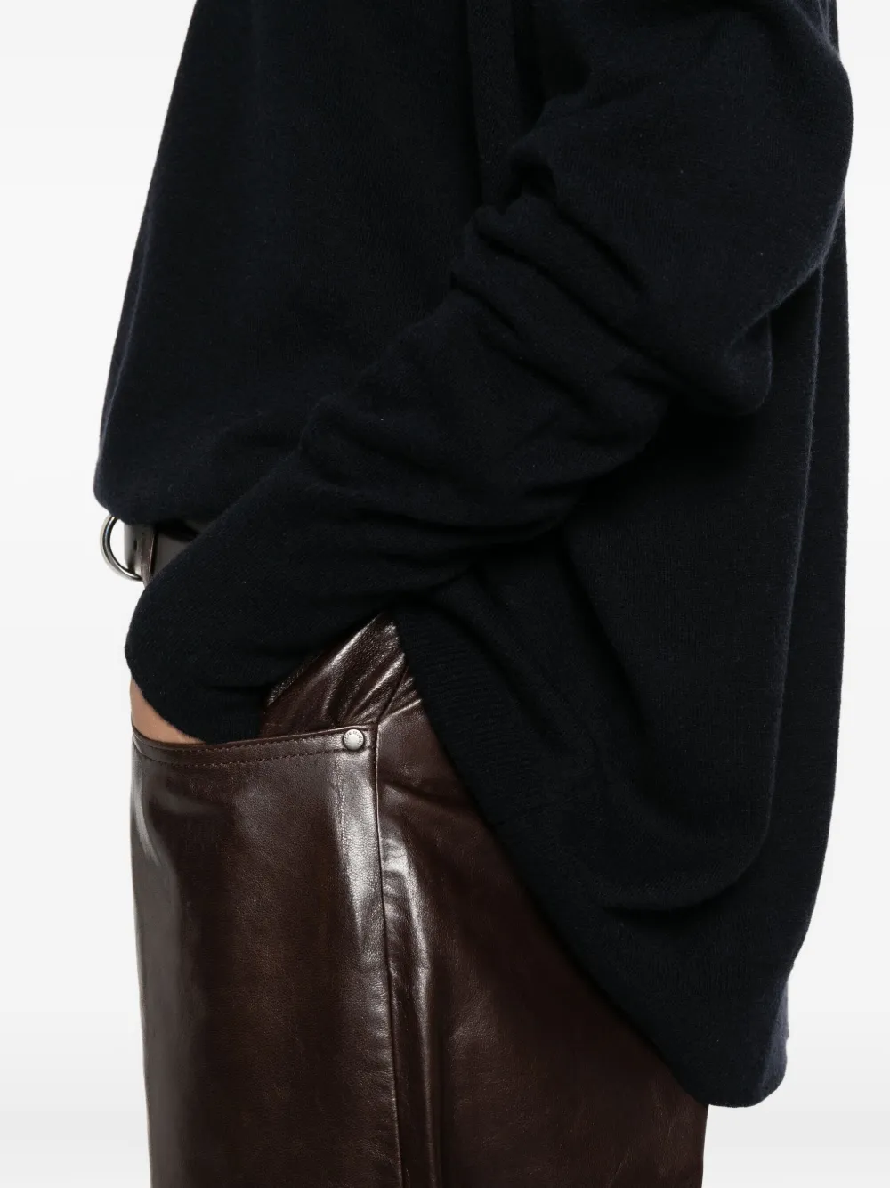 Roberto Collina Round-neck Sweater In Black