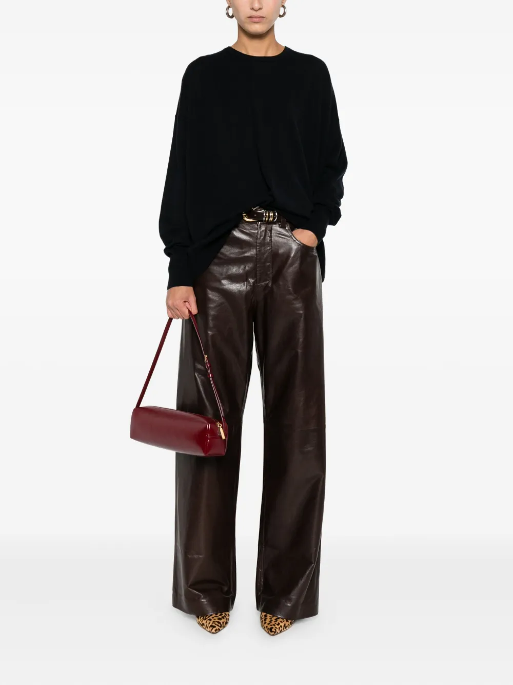 Roberto Collina Round-neck Sweater In Black