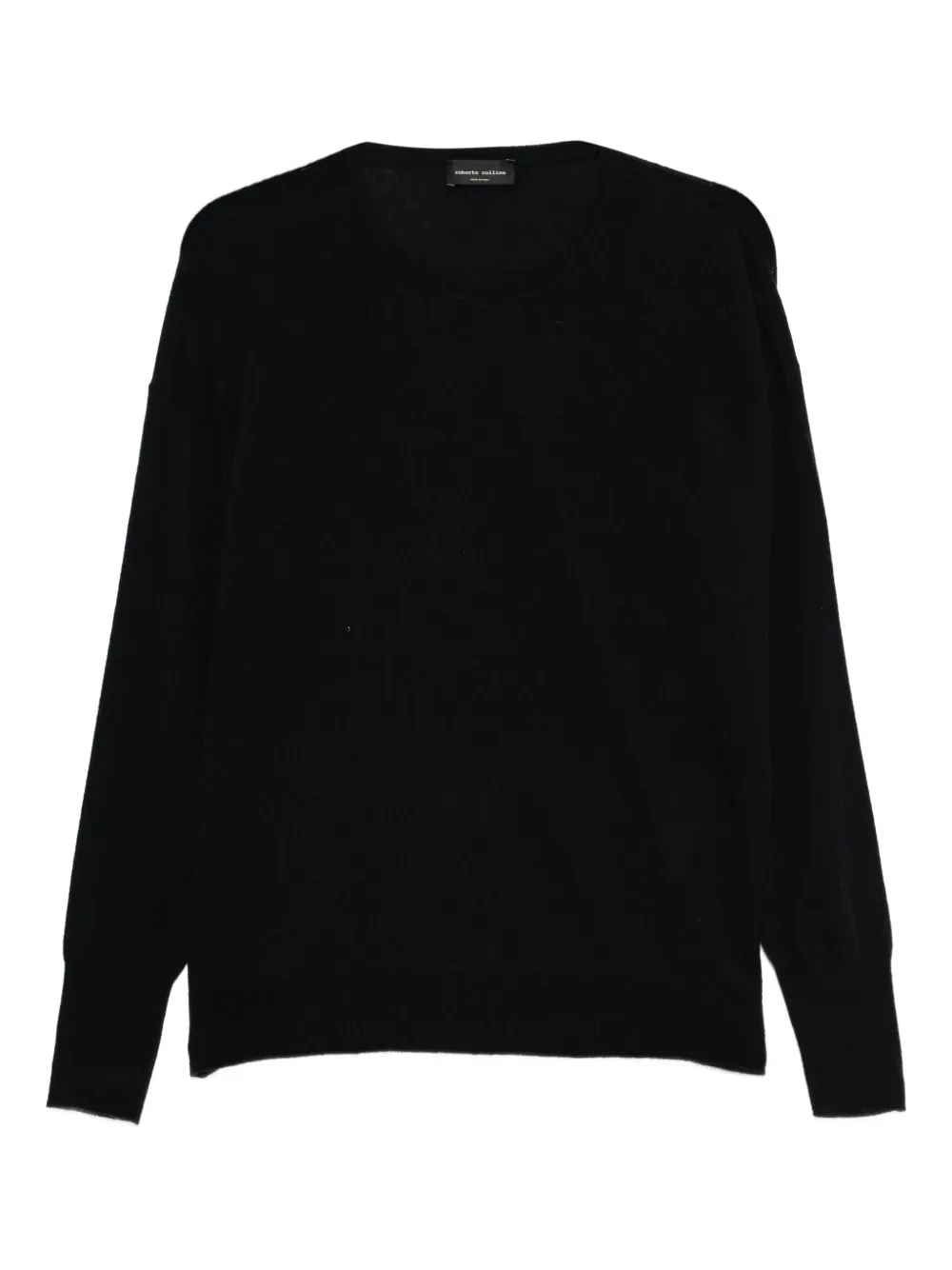 Roberto Collina Round-neck Sweater In Black