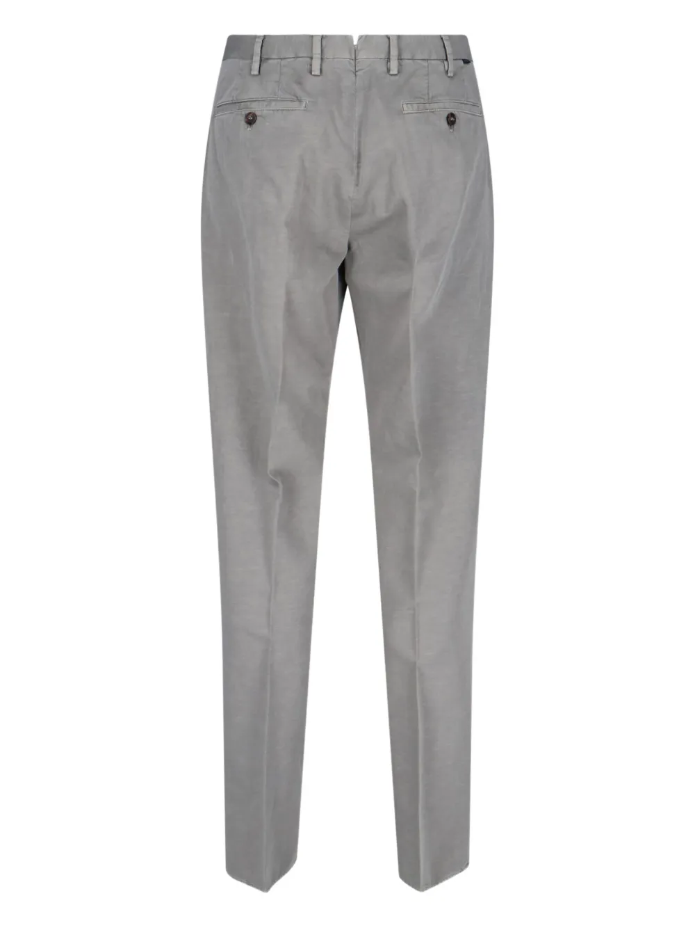 Incotex chino linen-cotton trousers - Grijs
