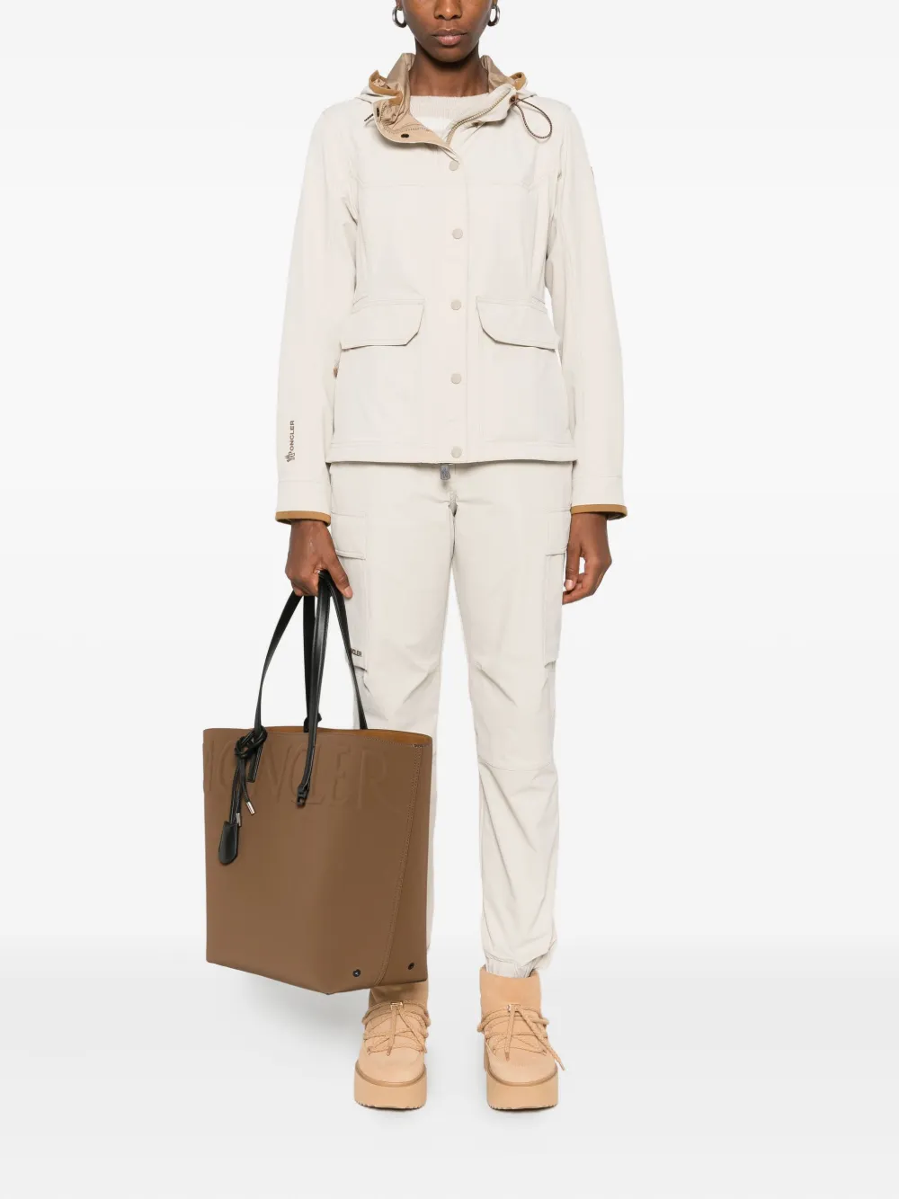 Moncler Timah Jacket In Neutral