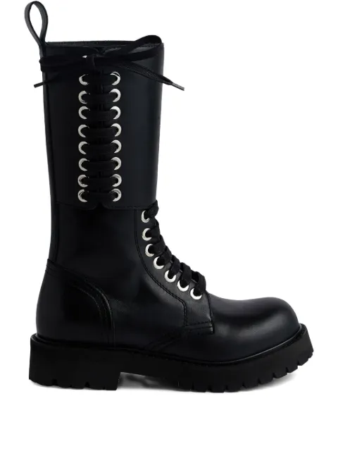 Rabanne lace-up platform boots
