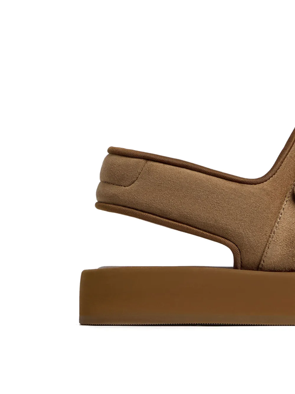 12 STOREEZ Suède sandalen Bruin