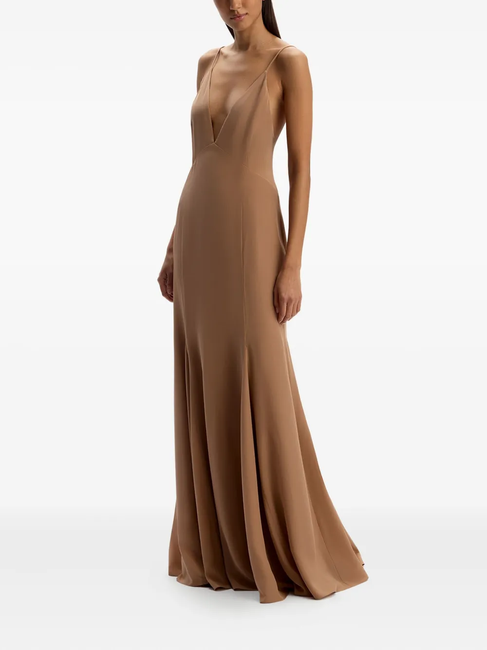 12 STOREEZ V-neck flared dress | Evening Dresses | Image 2