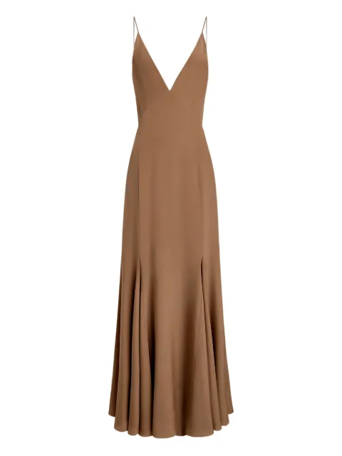 12 STOREEZ V-neck flared dress