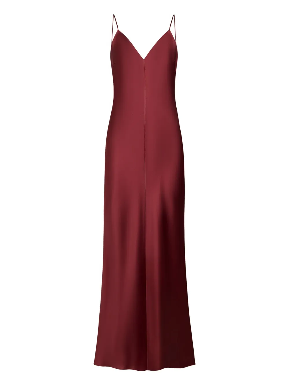 12 STOREEZ spaghetti-strap silk dress | Red | Image 1