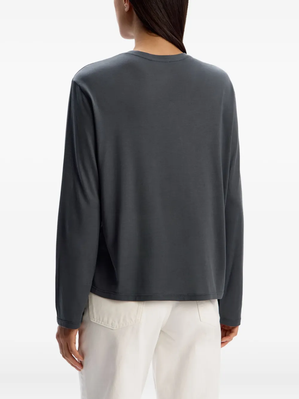 12 Storeez Long-sleeve T-shirt In Gray