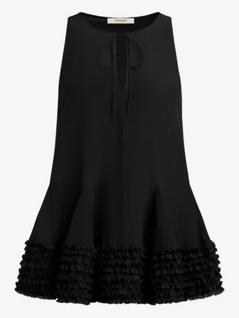 12 STOREEZ keyhole ruffled dress