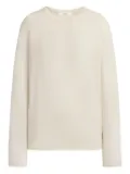 12 STOREEZ long-sleeve jersey top - White