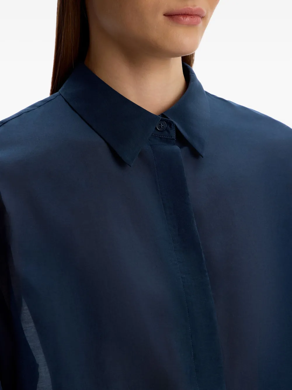 12 Storeez Button-down Shirt In Blue
