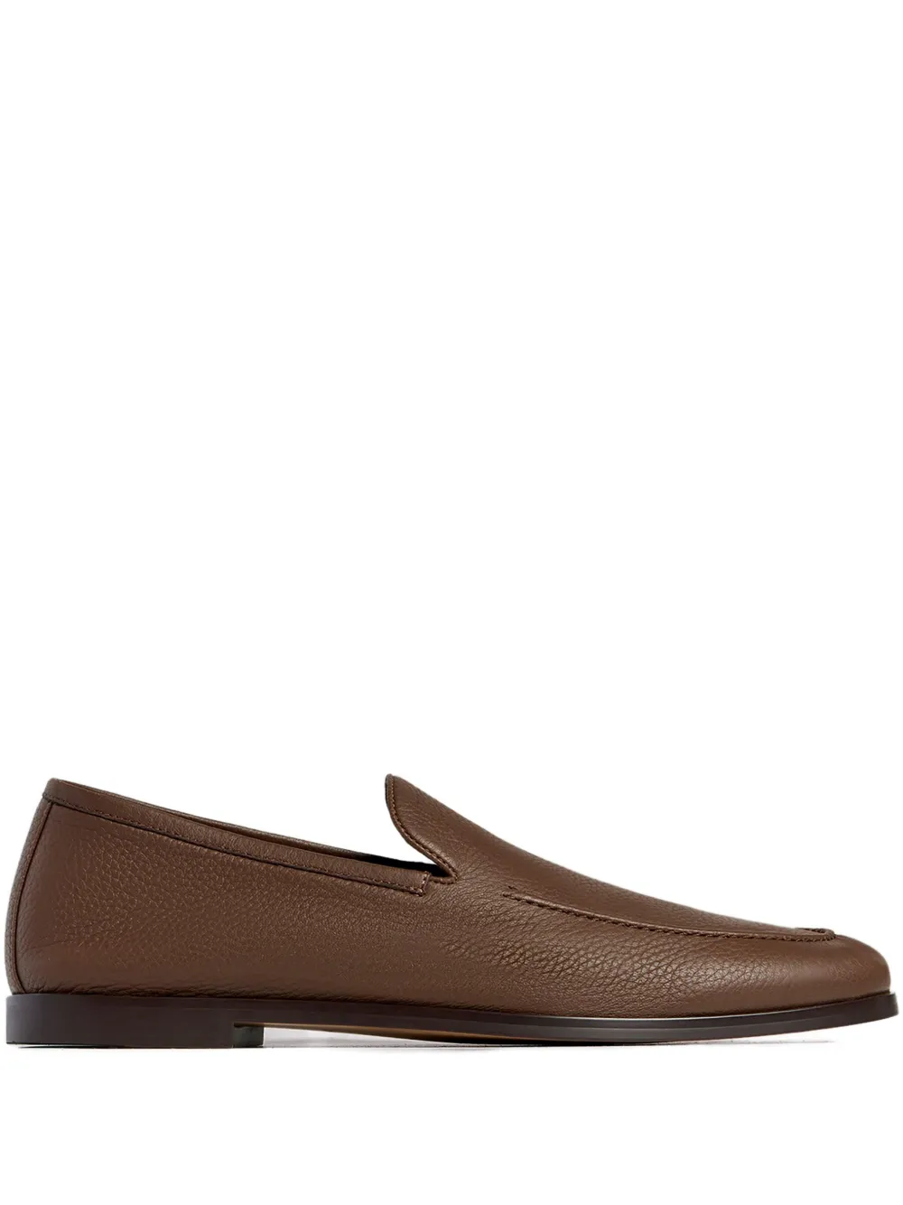 12 STOREEZ leather loafers | Brown | Image 1