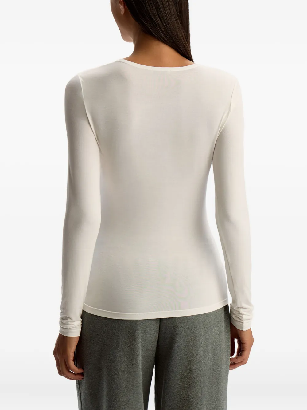 12 Storeez Long-sleeve T-shirt In White