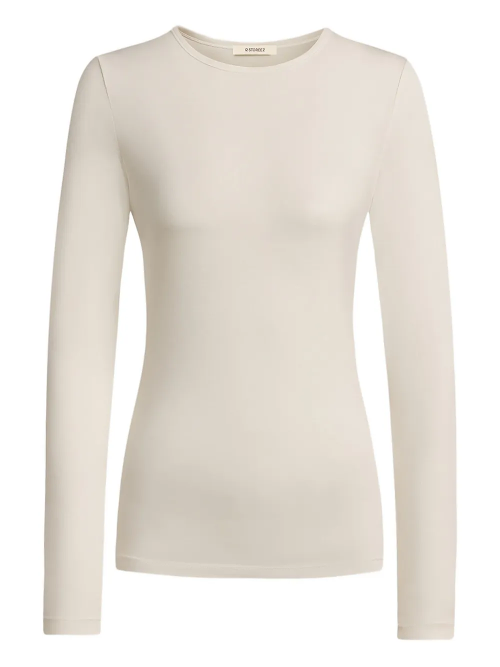 12 STOREEZ long-sleeve T-shirt | White | Image 1