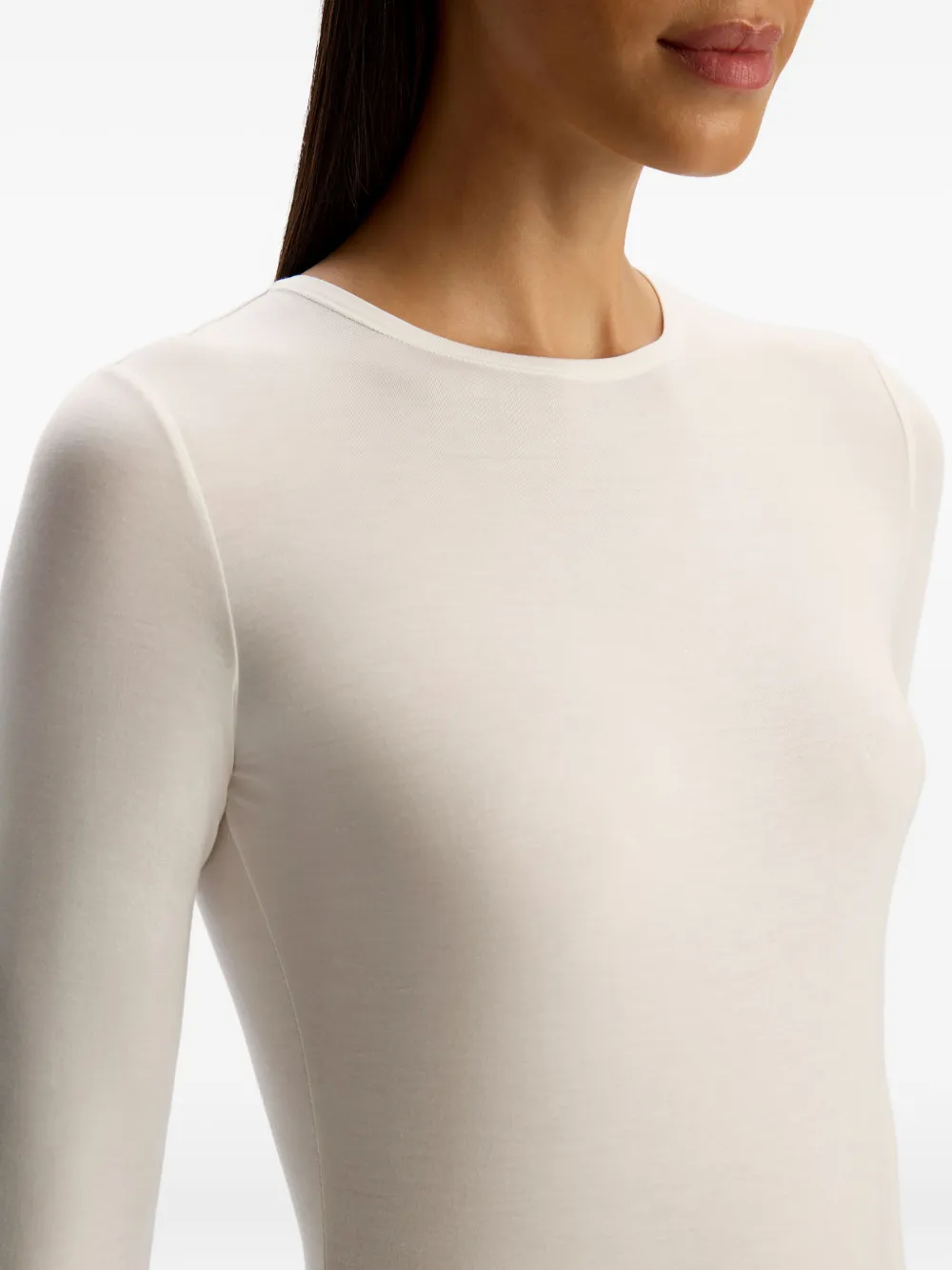 12 Storeez Long-sleeve T-shirt In White