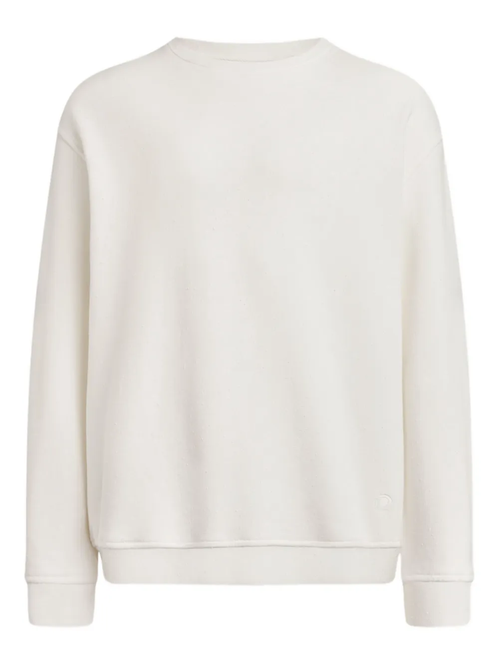 12 STOREEZ textured crew-neck sweatshirt | White | Image 1
