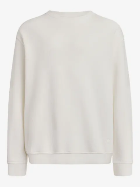 12 STOREEZ textured crew-neck sweatshirt
