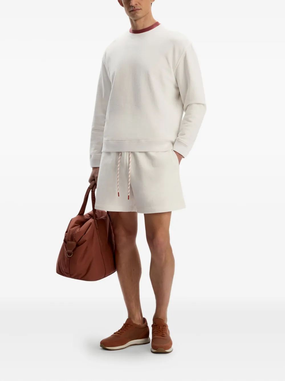 12 STOREEZ textured crew-neck sweatshirt | Knitted Sweaters | Image 2
