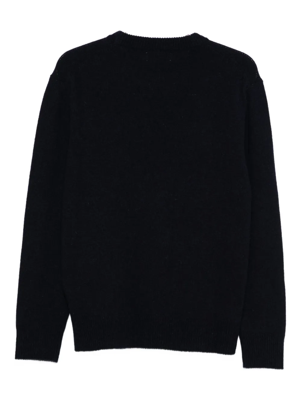 Lardini ribbed crew-neck sweater - Blauw
