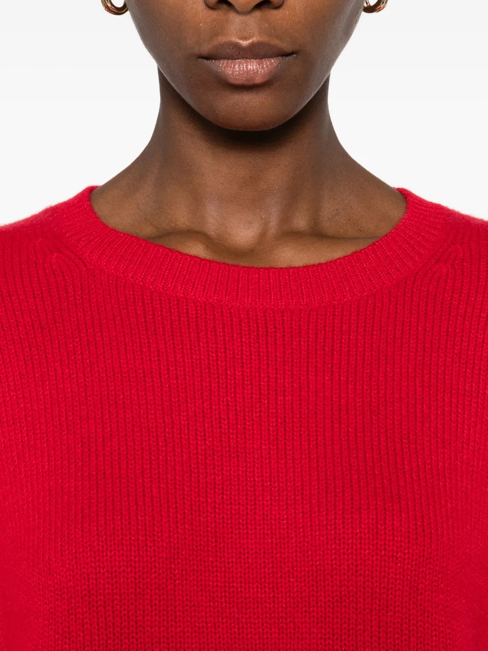 Lisa Yang Round-neck Sweater In Red