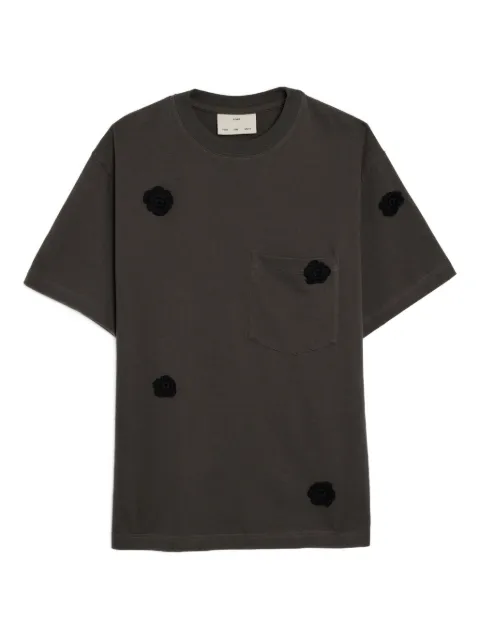 Song For The Mute flower-appliqué T-shirt