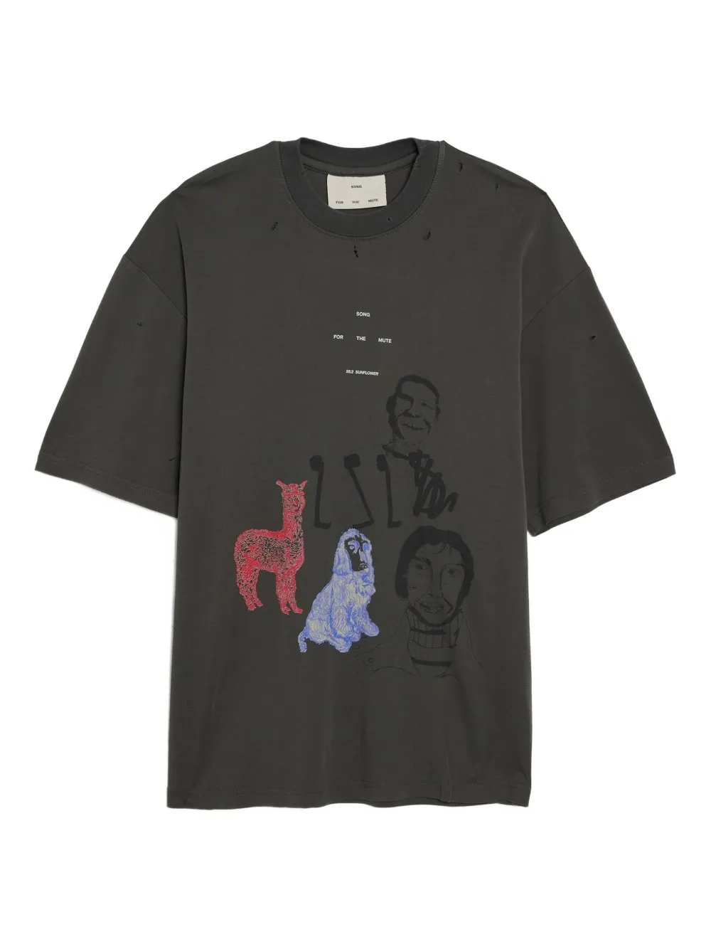 Song For The Mute グラフィック Tシャツ - グレー Song For The Mute グラフィック Tシャツ - グレー