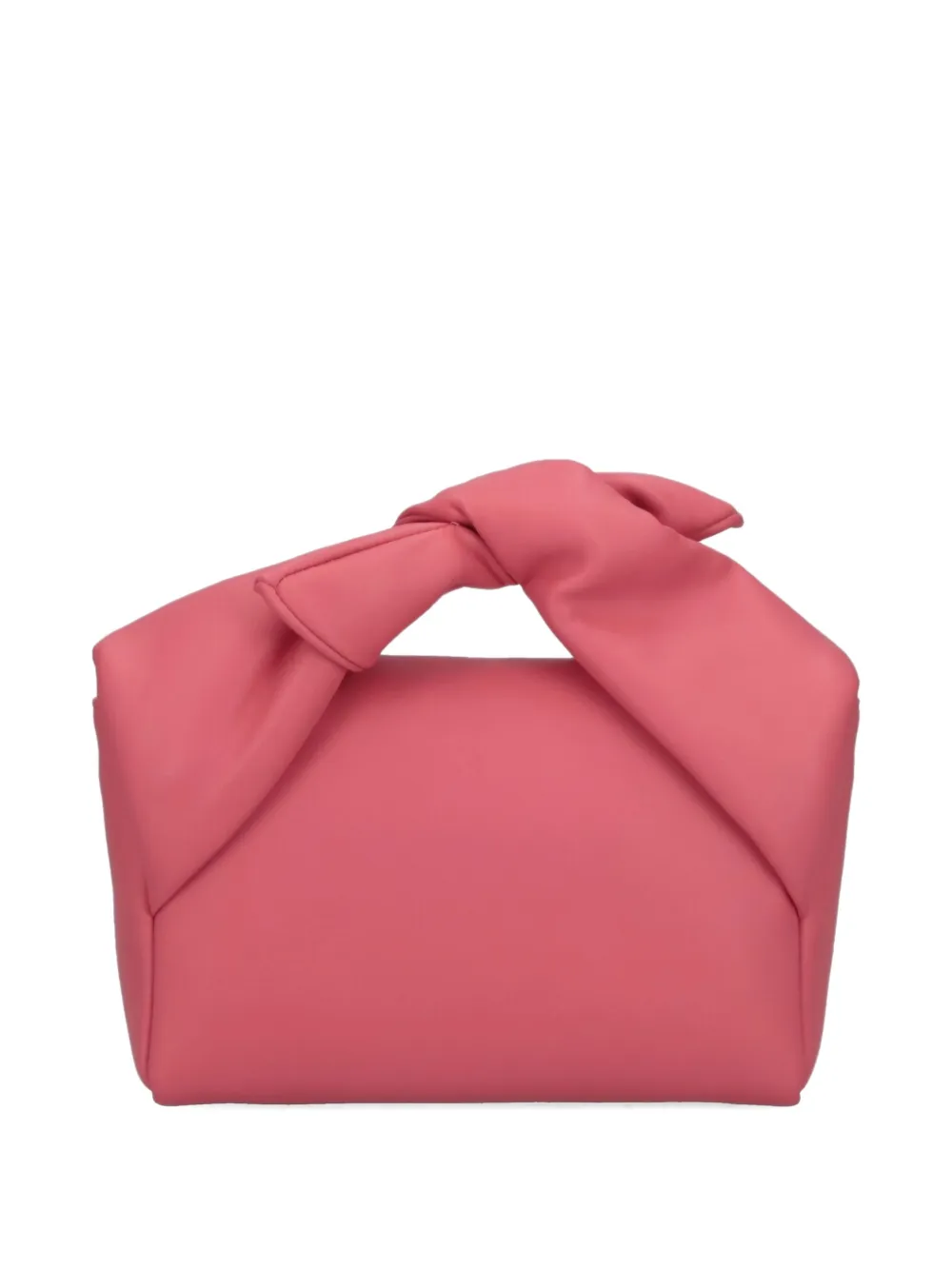 JW Anderson Twister bow-detail shoulder bag - Roze