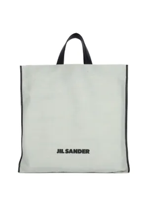Jil Sander Flat Shopper トートバッグ | ニュートラル | FARFETCH JP