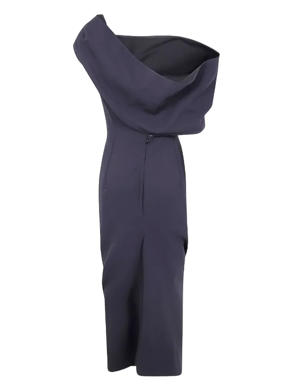 dress jacquemus Jacquemus - The Drapeado Dress - Black