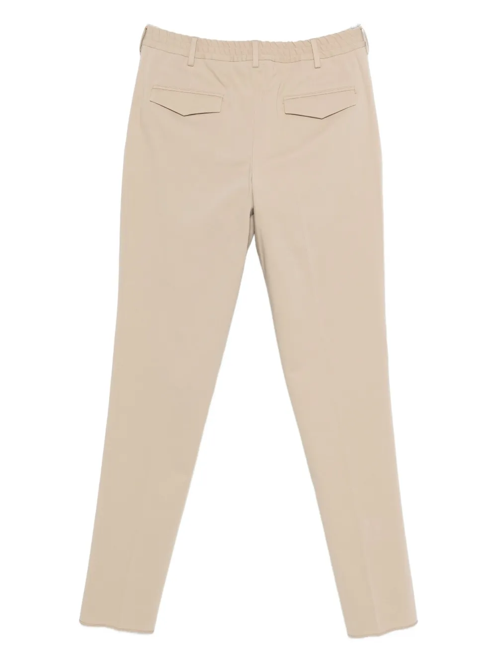 Lardini elastic-waistband pocket trousers - Beige