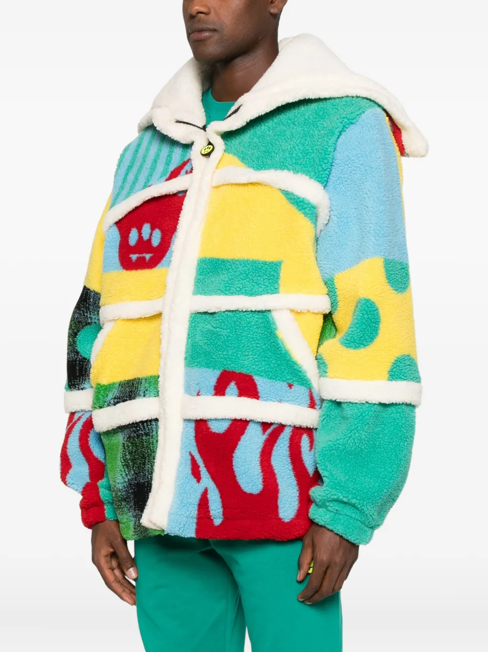 Barrow Graphic-print Hoodie In Green