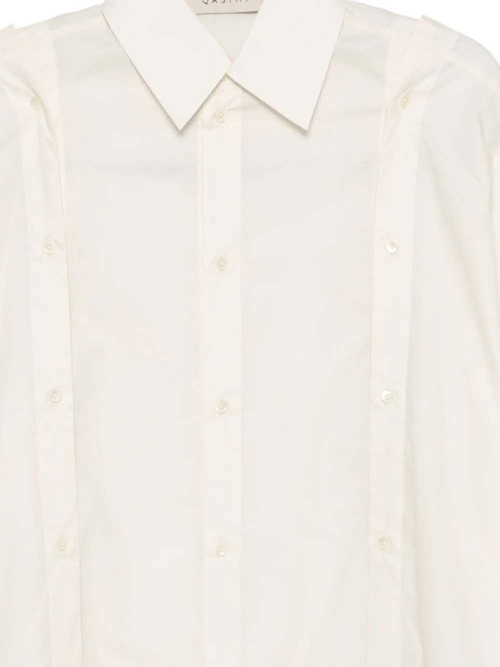 Qasimi Modular Shirt In White