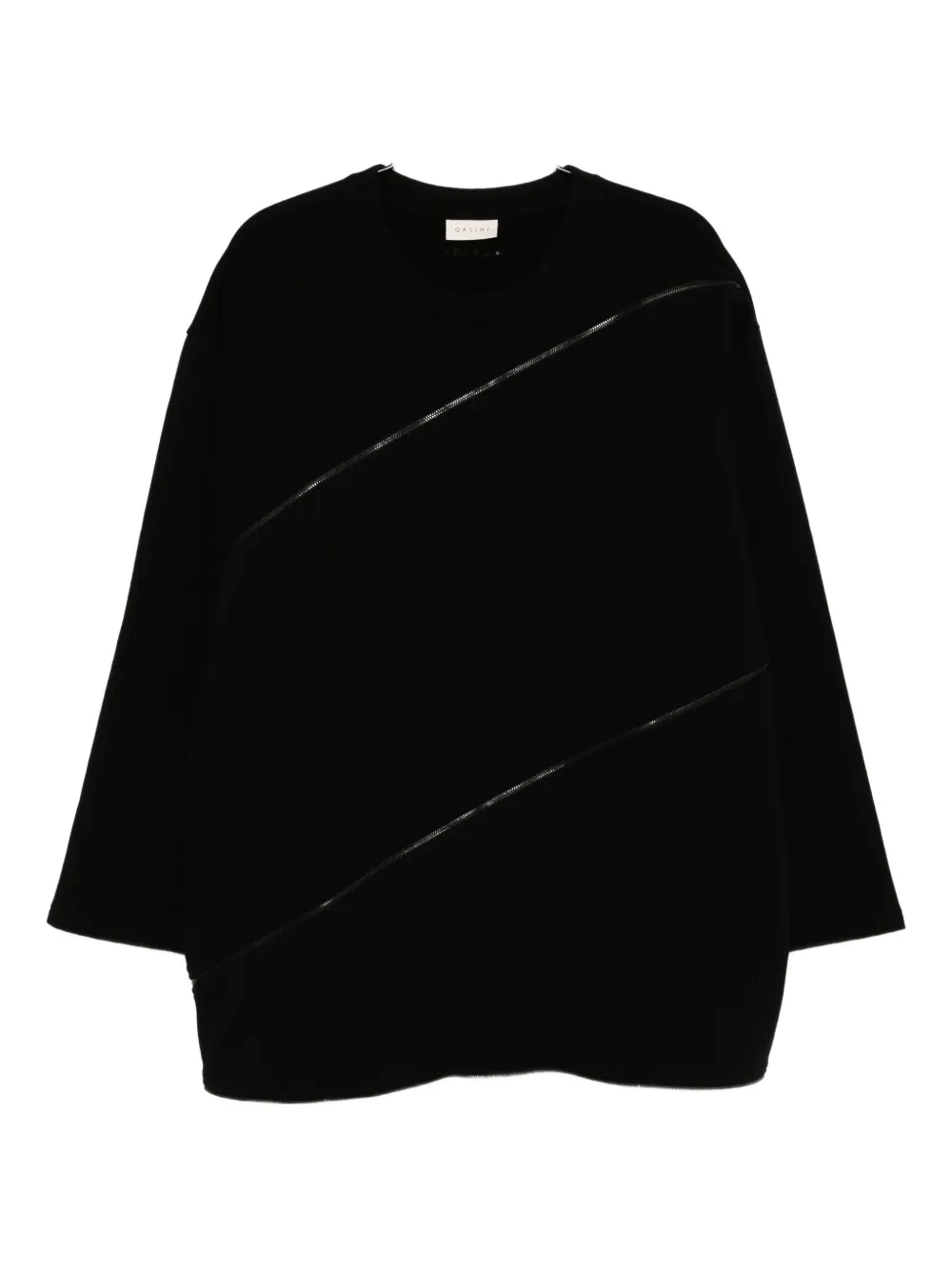 Qasimi Spiral Sweatshirt In Black