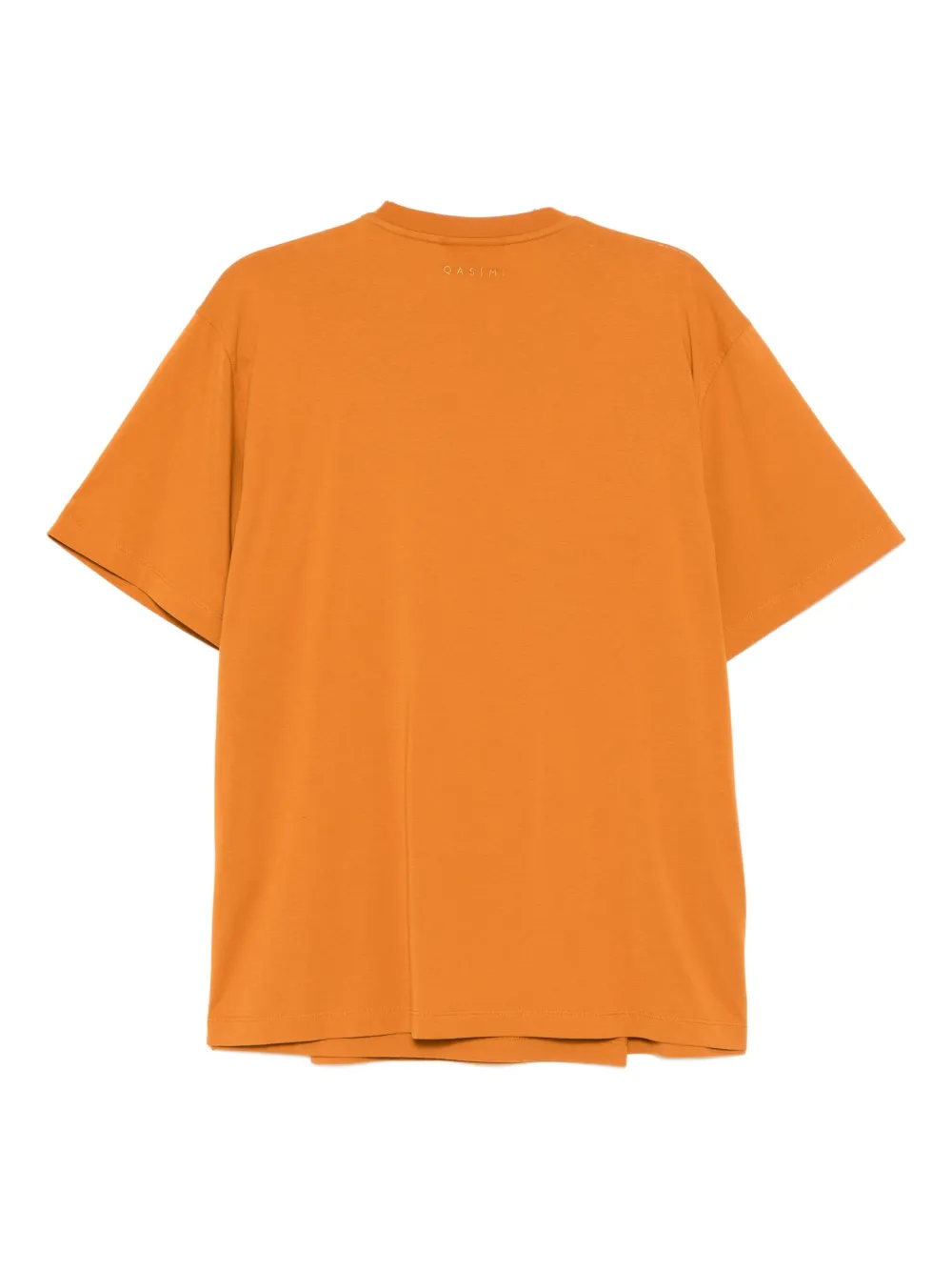 Qasimi T-shirt met vouw - Oranje