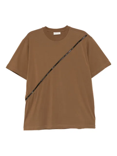 Qasimi spiral zip t-shirt